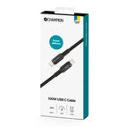 Champion USB-C kabel 100W 1m Svart