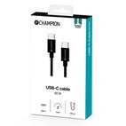 Champion USB-C Kabel 30cm Svart