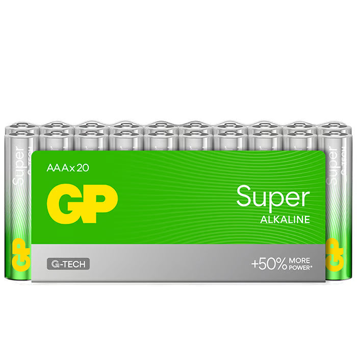 GP Alkaline AAA 20 Pack